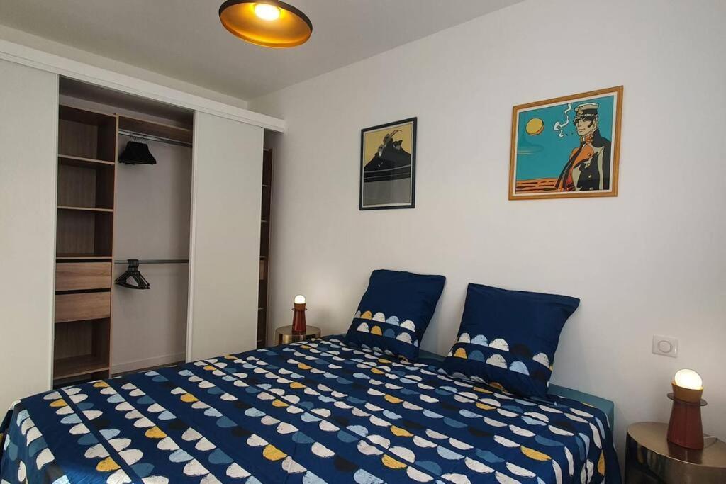 Bd Grosso Apt 4 Prs, 300M Plage, Clim, Parking Nice Exteriör bild