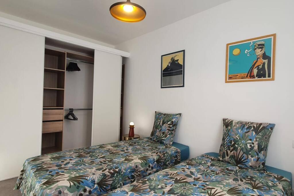 Bd Grosso Apt 4 Prs, 300M Plage, Clim, Parking Nice Exteriör bild