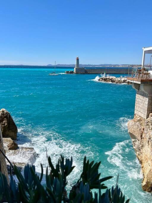 Bd Grosso Apt 4 Prs, 300M Plage, Clim, Parking Nice Exteriör bild