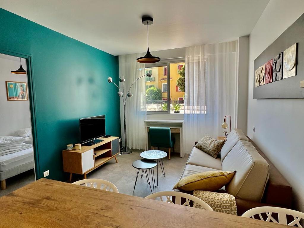 Bd Grosso Apt 4 Prs, 300M Plage, Clim, Parking Nice Exteriör bild