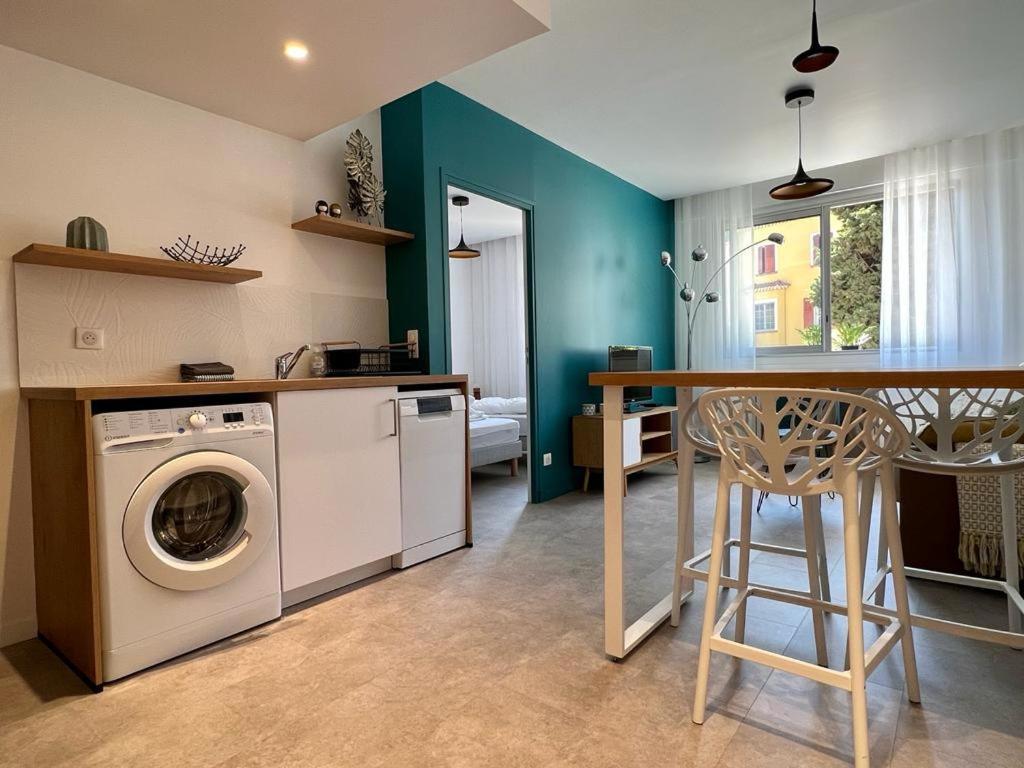 Bd Grosso Apt 4 Prs, 300M Plage, Clim, Parking Nice Exteriör bild