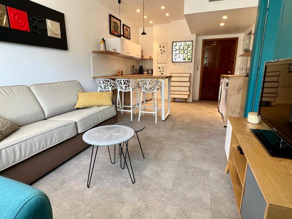 Bd Grosso Apt 4 Prs, 300M Plage, Clim, Parking Nice Exteriör bild